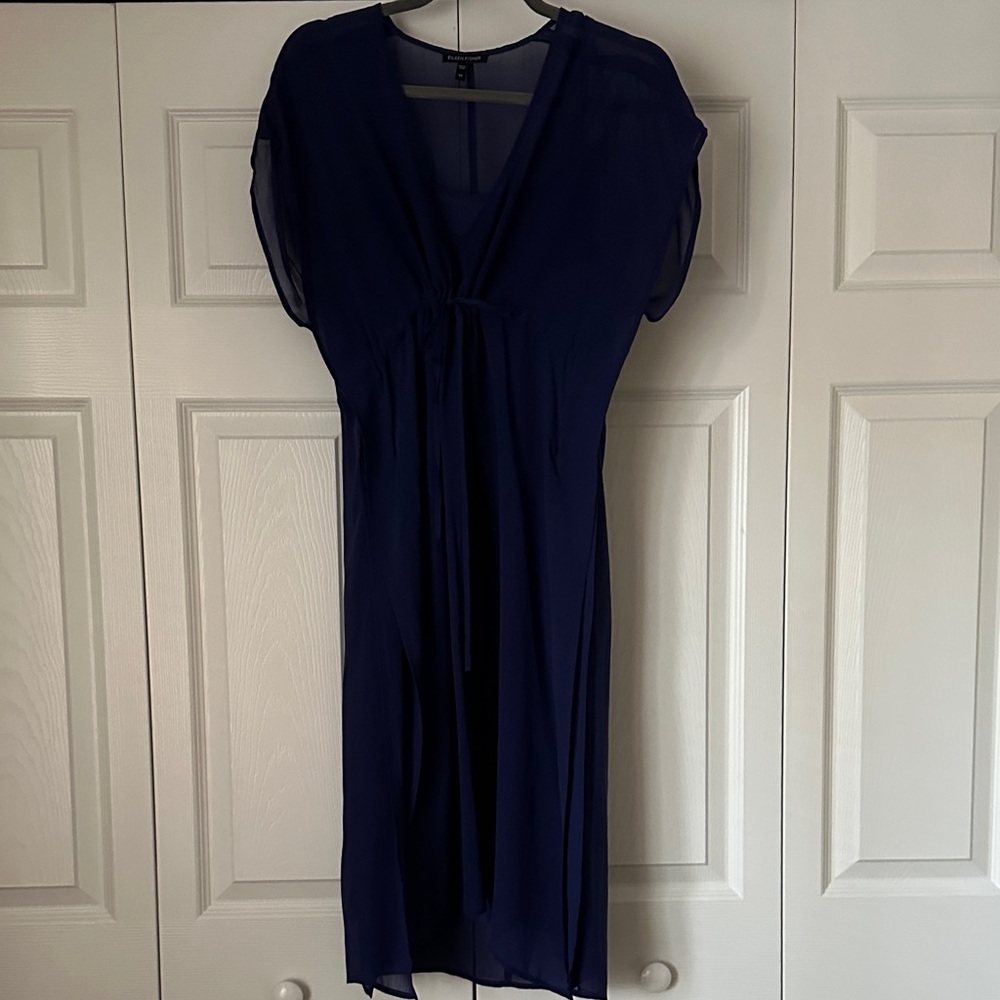 Eileen Fisher silk 2 piece dress